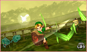 Link au Village Kokiri (Screenshot - Screenshots d'Ocarina of Time 3DS- Ocarina of Time)