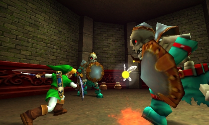 Link adulte dans le temple de la Forêt (Screenshot - Screenshots d'Ocarina of Time 3DS- Ocarina of Time)