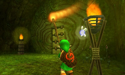 Link dans le Vénérable Arbre Mojo (Screenshot - Screenshots d'Ocarina of Time 3DS- Ocarina of Time)