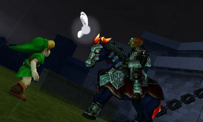 Ganondorf rencontrant Link (Screenshot - Screenshots d'Ocarina of Time 3DS- Ocarina of Time)