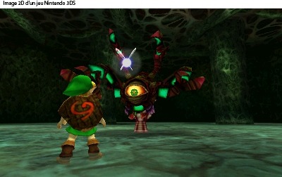 Link affrontant Gohma (Screenshot - Screenshots d'Ocarina of Time 3DS- Ocarina of Time)