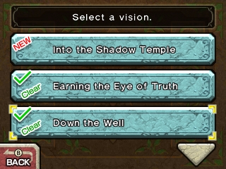 Présentation des aides de jeu (Screenshot - Screenshots d'Ocarina of Time 3DS- Ocarina of Time)