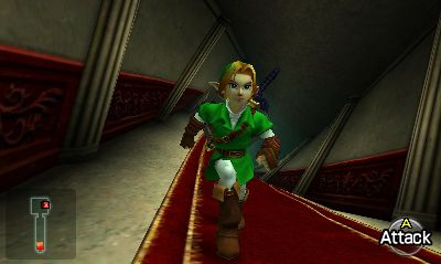 Link dans le Temple de la forêt (Screenshot - Screenshots d'Ocarina of Time 3DS- Ocarina of Time)
