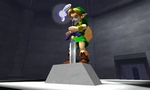 Link retirant la Master Sword