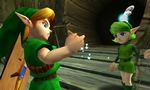 Link recevant l'Ocarina des fées