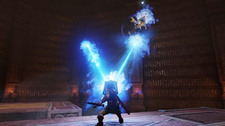 Link affrontant Twinrova (Artwork - Gameplay - Ocarina of Time (Remake))