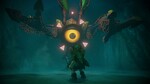 Link visant l'oeil de Gohma