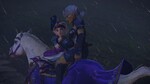 Zelda fuyant avec Impa