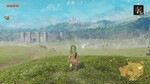Link dans la plaine d'Hyrule
