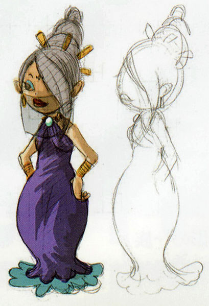 Astrid (Artwork - Concepts Arts de Personnages - Phantom Hourglass)