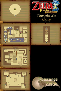 Plan de la zone Le Temple du Vent