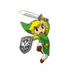 Link faisant une attaque sautée