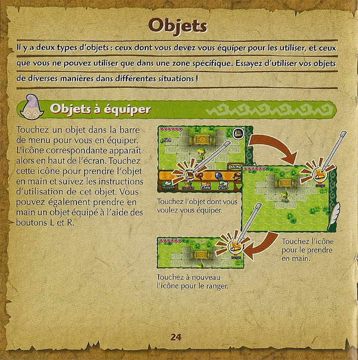 Page du manuel français de Spirit Tracks (Image diverse - Manuel de Spirit Tracks - Spirit Tracks)