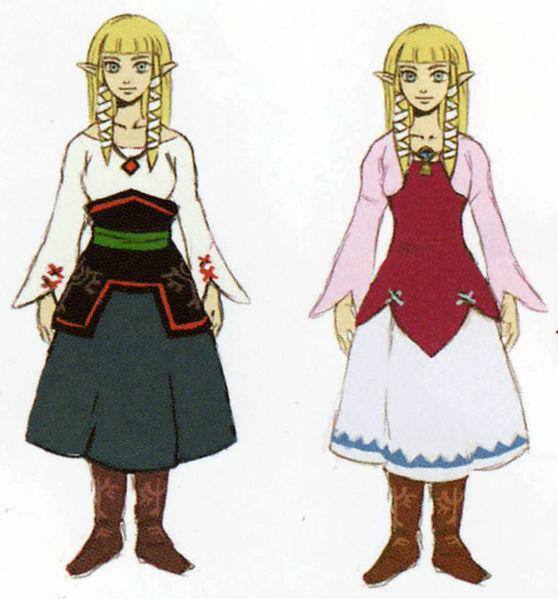 Tenues de Zelda (Artwork - Zelda - Skyward Sword)