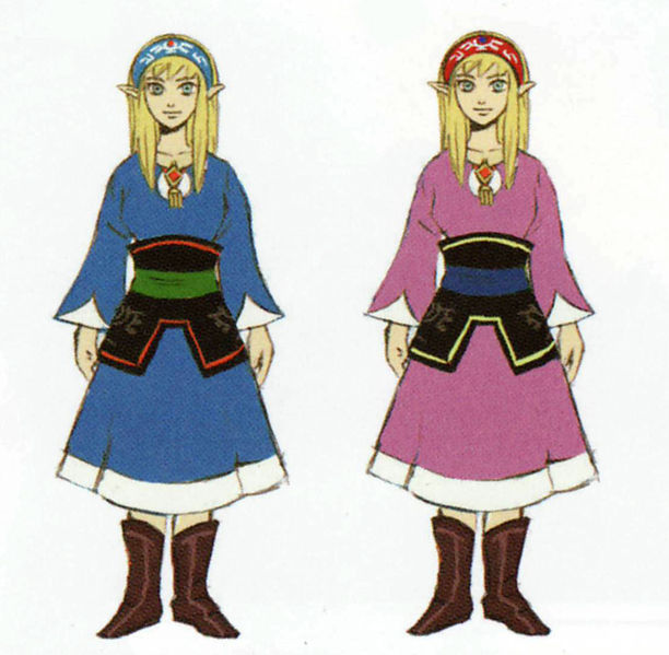 Tenues de Zelda (Artwork - Zelda - Skyward Sword)