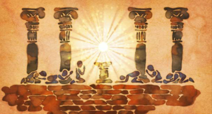 Hyliens priant (Artwork - Introduction - Skyward Sword)