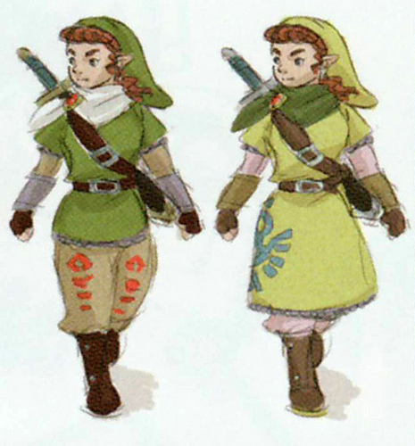 Concept art de Grida (Artwork - Habitants de Célesbourg - Skyward Sword)