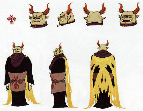 Concept art de Morcego (Artwork - Habitants de Célesbourg - Skyward Sword)