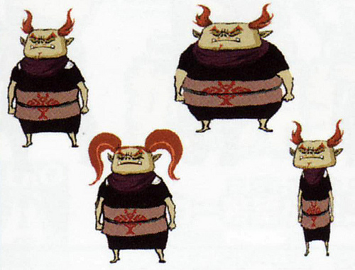 Concept art de Morcego (Artwork - Habitants de Célesbourg - Skyward Sword)