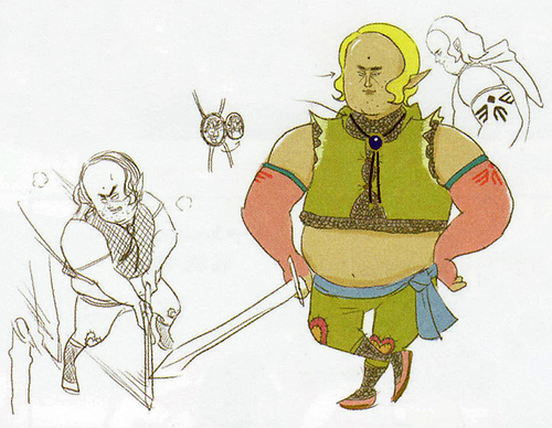 Version finale de Léon (Artwork - Habitants de Célesbourg - Skyward Sword)