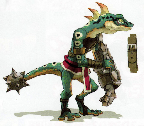 Lizalfos (Artwork - Ennemis - Skyward Sword)