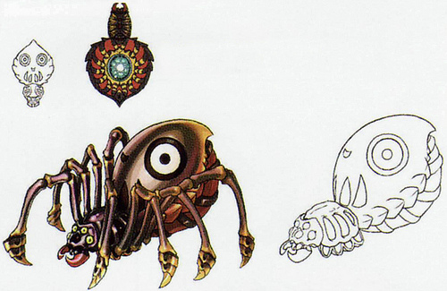 Skulltula (Artwork - Ennemis - Skyward Sword)