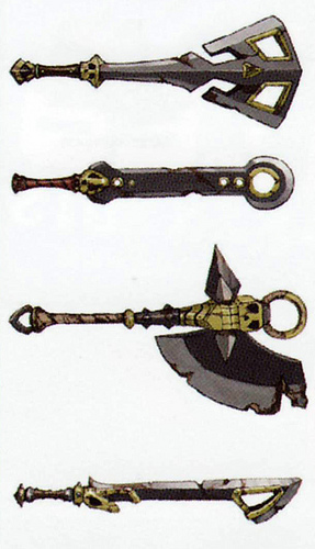 Épées de Stalmaster (Artwork - Mini-boss et boss - Skyward Sword)