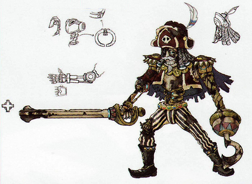 Capitaine Zigouille (Artwork - Mini-boss et boss - Skyward Sword)