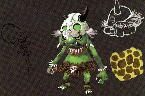 Bokoblin vert (Artwork - Ennemis - Skyward Sword)