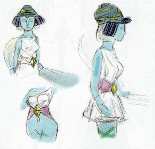 Concept art de Fay (Artwork - Fay - Skyward Sword)