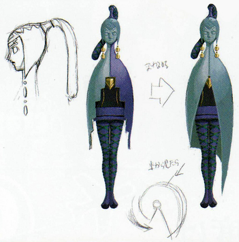 Concept art de Fay (Artwork - Fay - Skyward Sword)