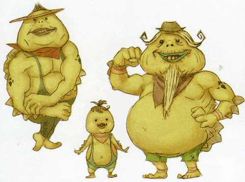 Goron (Artwork - Peuple d'Hyrule - Skyward Sword)