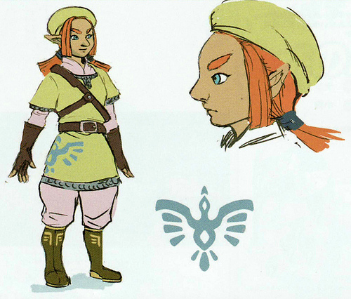 Version finale de Grida (Artwork - Habitants de Célesbourg - Skyward Sword)