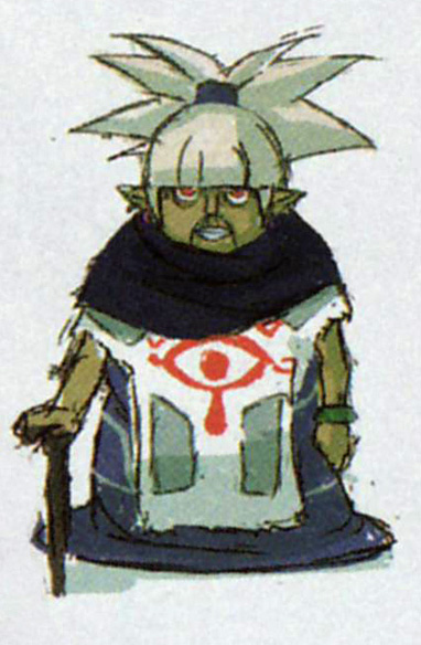 Concept art d'Impa vieillie (Artwork - Impa - Skyward Sword)