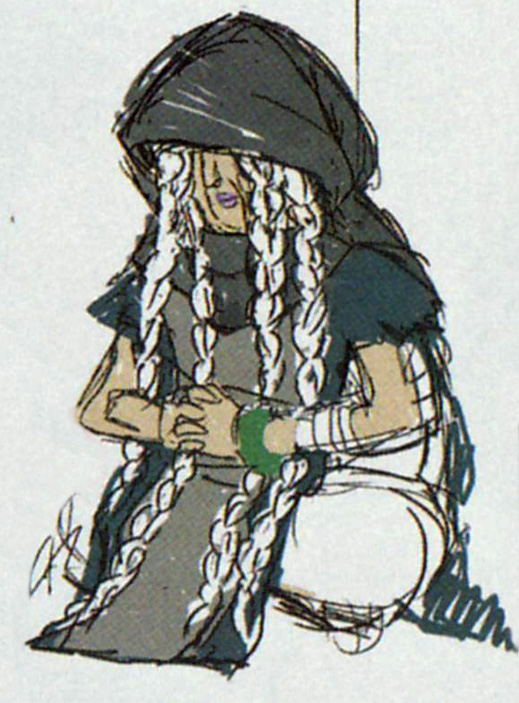 Concept art d'Impa vieillie (Artwork - Impa - Skyward Sword)