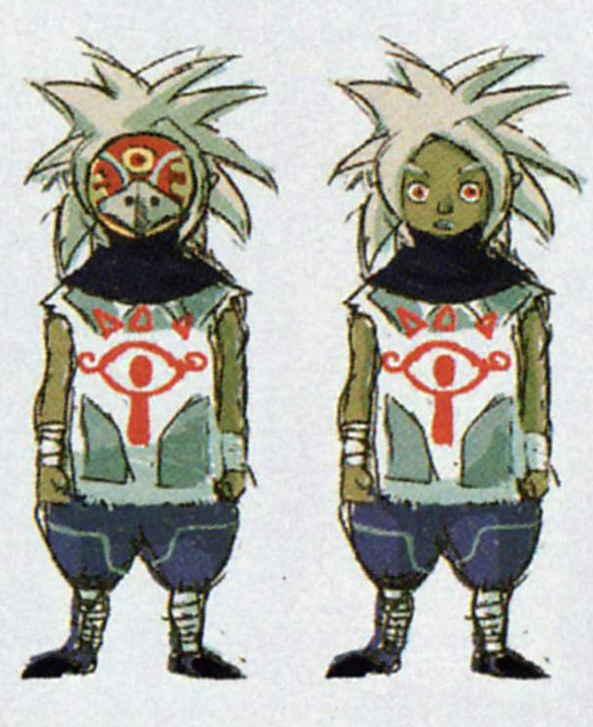 Concept art d'Impa jeune (Artwork - Impa - Skyward Sword)