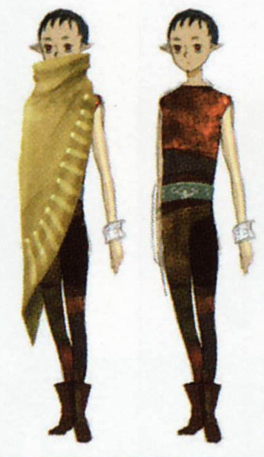 Concept art d'Impa jeune (Artwork - Impa - Skyward Sword)