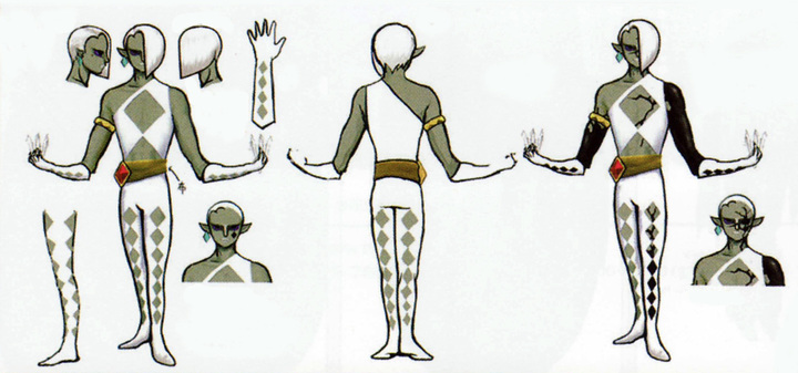 Concept art de Ghirahim (Artwork - Ghirahim - Skyward Sword)