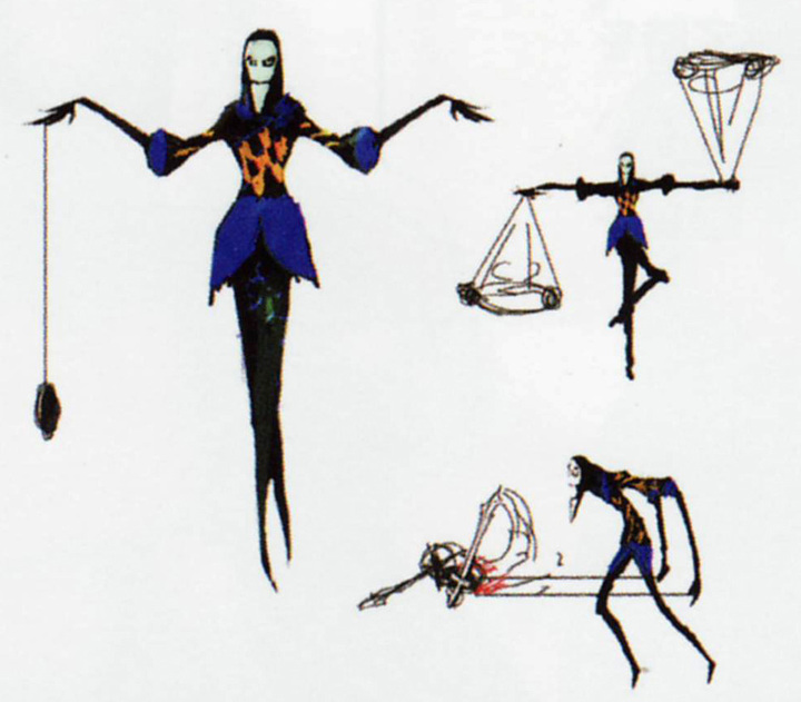 Concept art non utilisé de Ghirahim (Artwork - Ghirahim - Skyward Sword)