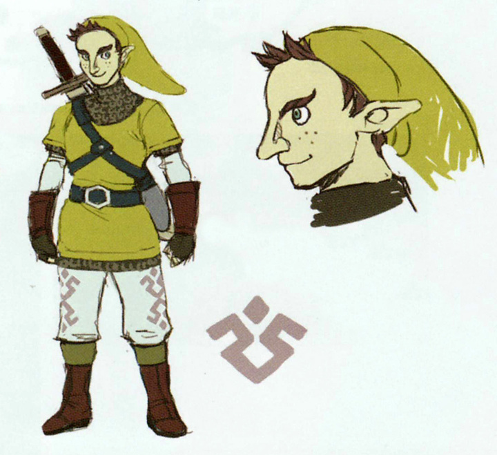 Concept art de Kiko (Artwork - Habitants de Célesbourg - Skyward Sword)