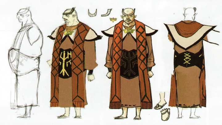 Concept art de Gaepora (Artwork - Habitants de Célesbourg - Skyward Sword)