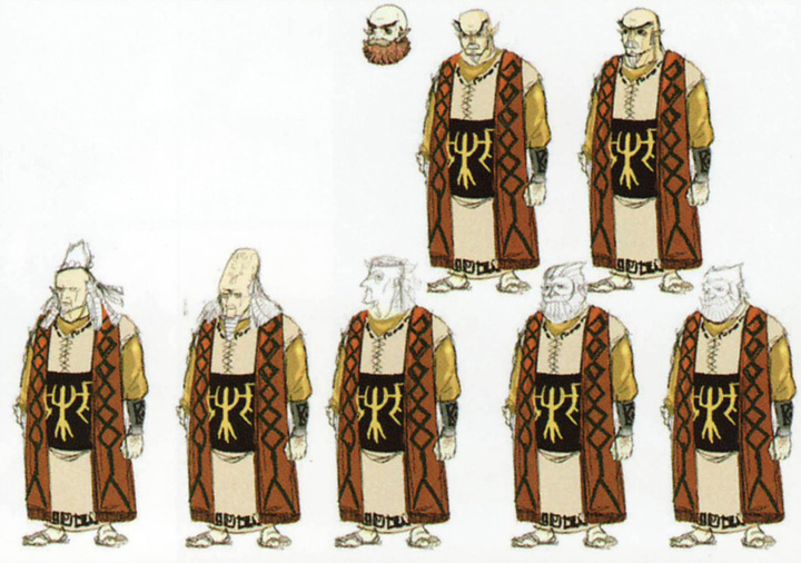 Concept art de Gaepora (Artwork - Habitants de Célesbourg - Skyward Sword)