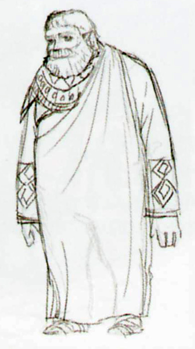 Concept art de Gaepora (Artwork - Habitants de Célesbourg - Skyward Sword)