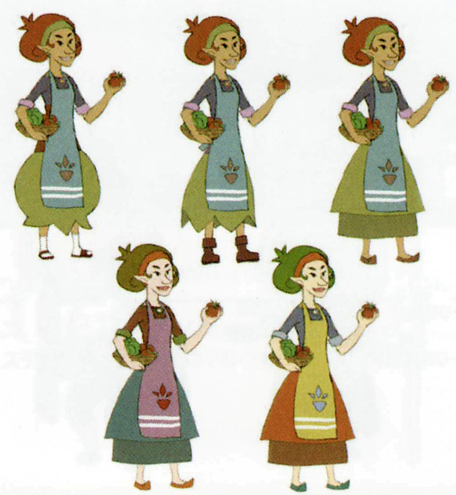 Concept art de Jona (Artwork - Habitants de Célesbourg - Skyward Sword)