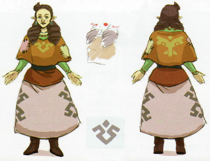 Version finale de Canita (Artwork - Habitants de Célesbourg - Skyward Sword)