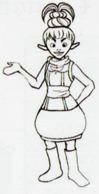 Concept art de personnage non utilisé (Artwork - Habitants de Célesbourg - Skyward Sword)