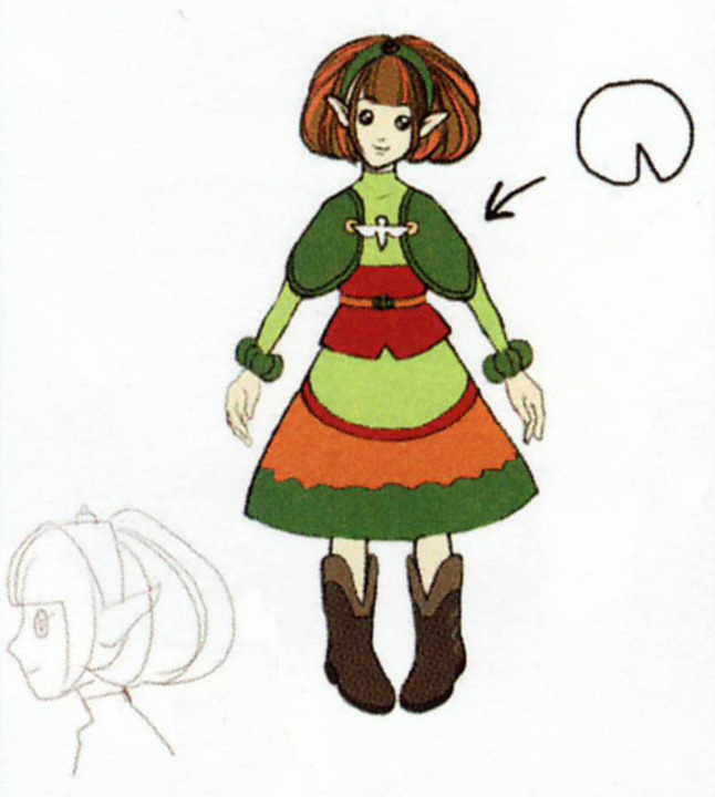 Concept art de Tirone (Artwork - Habitants de Célesbourg - Skyward Sword)