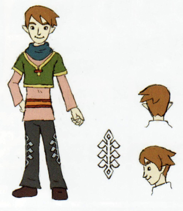 Version finale de Loisel (Artwork - Habitants de Célesbourg - Skyward Sword)