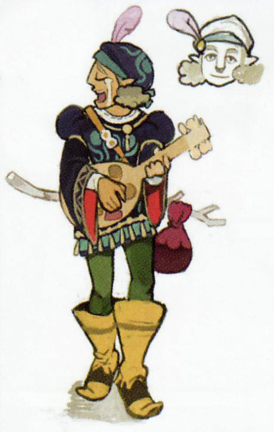 Concept art de Loisel (Artwork - Habitants de Célesbourg - Skyward Sword)