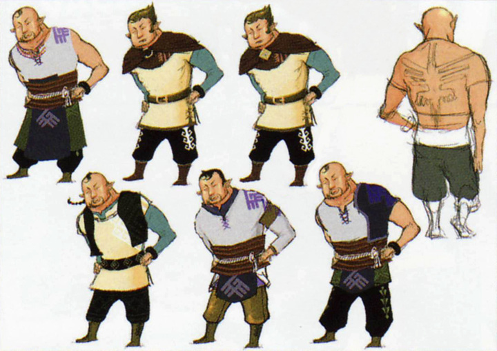 Concept art de Hiron (Artwork - Habitants de Célesbourg - Skyward Sword)